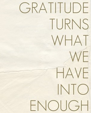 Gratitude Enough